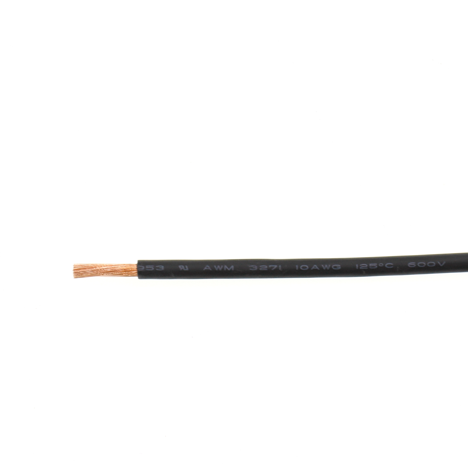 Fio de conexão de cobre nu UL3271 10AWG Fio de baixa fumaça UL AWM