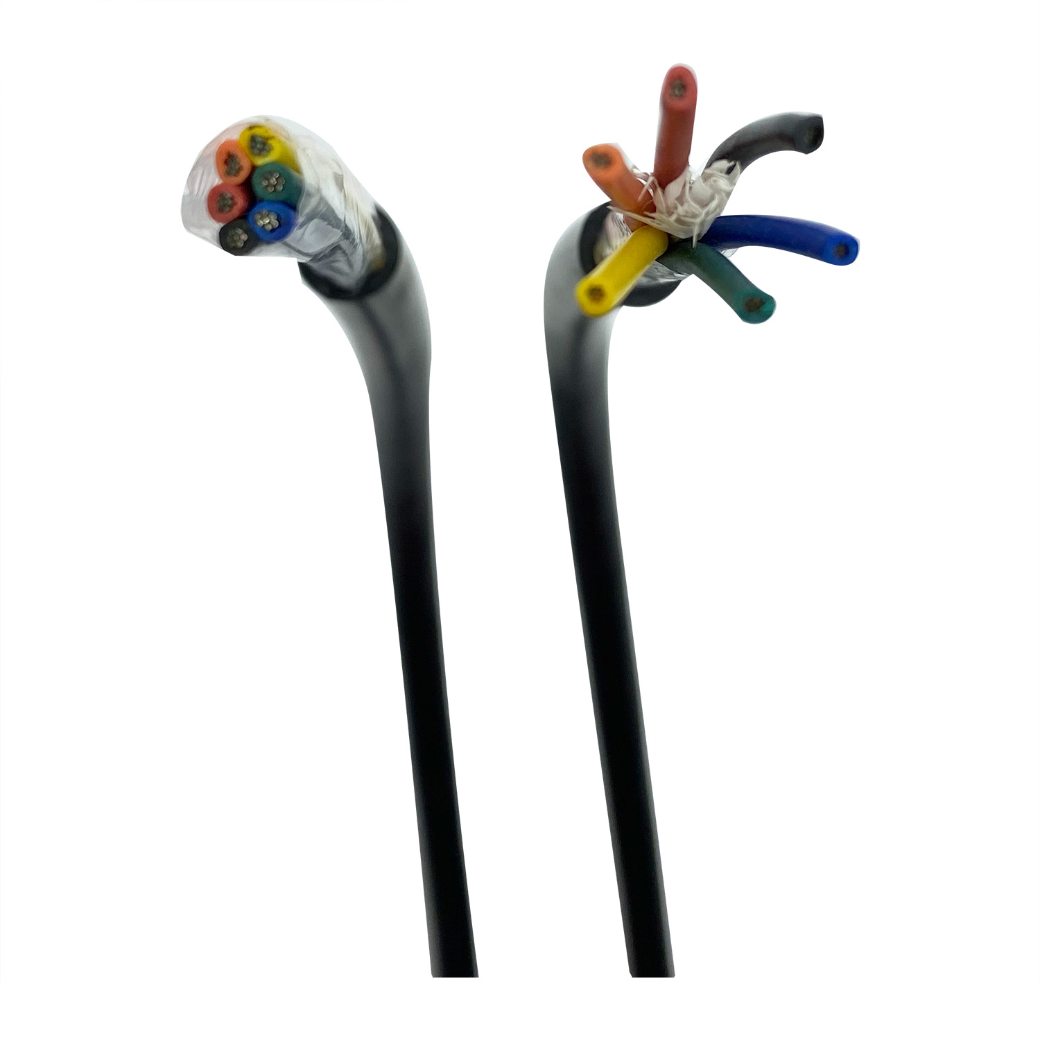 UL2517 2C 4C 6C Black PVC Jacket Stranded cobre AWM Cable