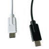 Cabo carregador USB tipo C de 1 m / 2 m / 3 m para dispositivos eletrônicos