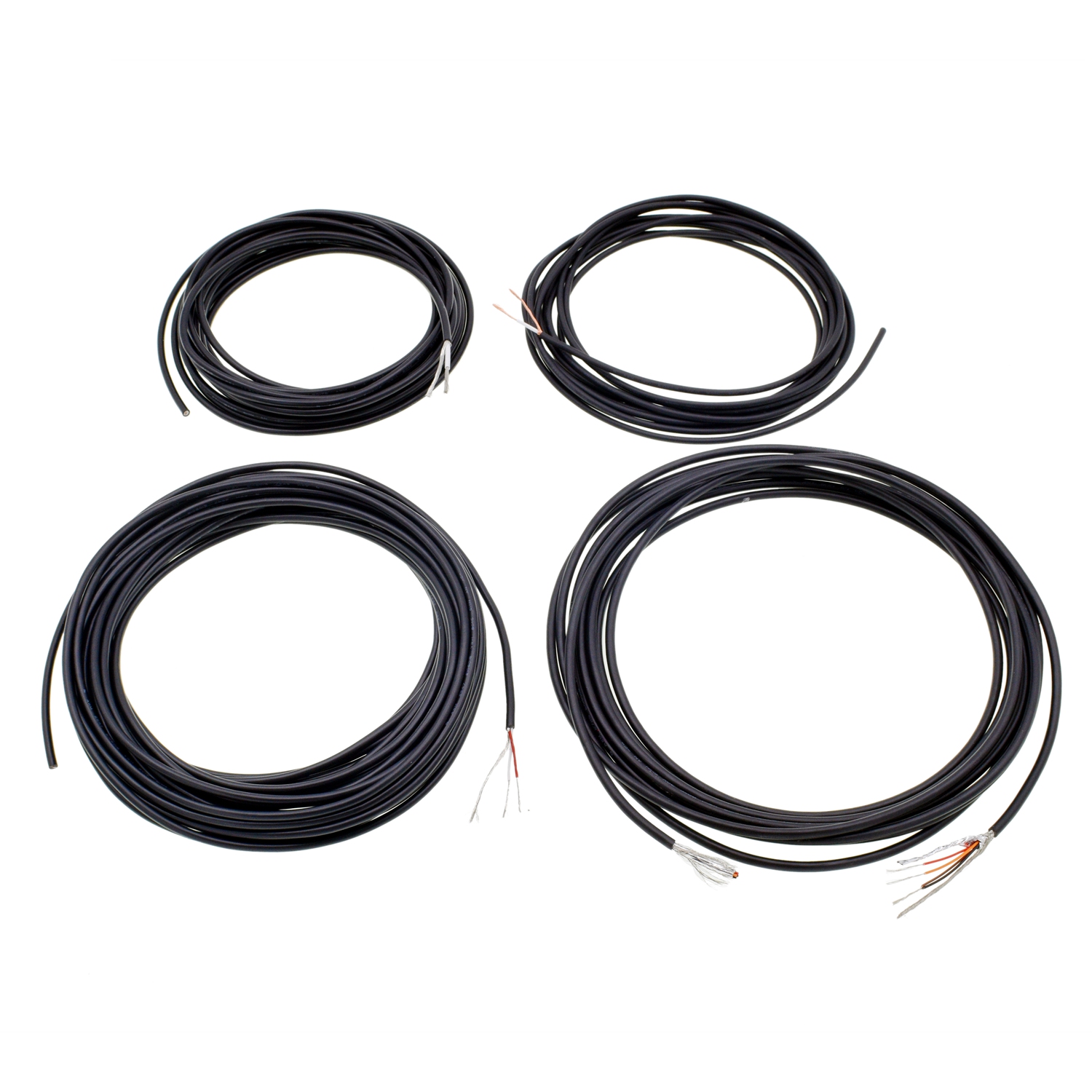 UL2464 Cabo blindado com revestimento de PVC preto / cinza 20/22 / 24AWG AWM